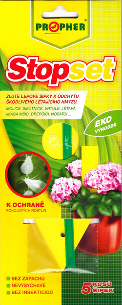 AgroBio STOPSET šipky žluté 14x5 cm