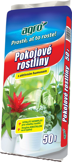 AGRO CS AGRO substrát pro pokojové rostliny 50 l