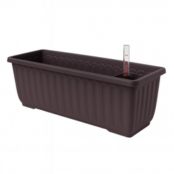 Plastia Samozavlažovací truhlík 60 cm - Čokoláda