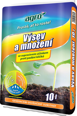 AGRO CS AGRO substrát pro výsev a množení 10 l