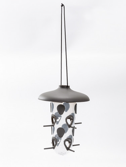 Plastia ROBIN - 3v1 krmítko a pítko - antracit