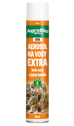 AgroBio Atak- aerosol na vosy Extra 750ml