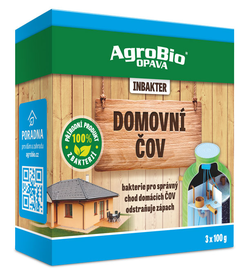 AgroBio INBAKTER Domovní ČOV - 3x100g
