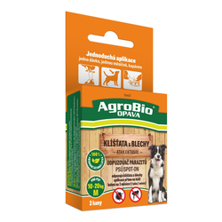 AgroBio ATAK Ektosol SpotOn - Odpuzovač parazitů psů balení M