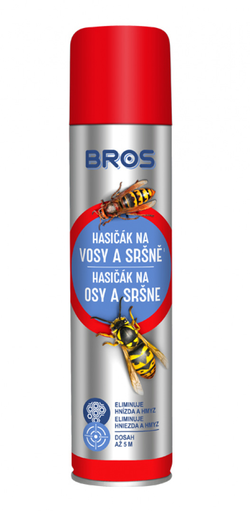 Sprej BROS proti vosám a sršňům hasičák 600ml