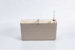 Plastia truhlík Berberis taupe béžová 40 cm