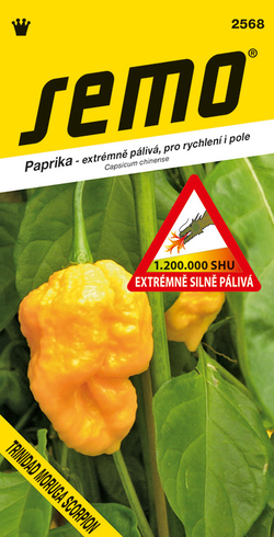 SEMO Paprika roční TRINIDAD MORUGA SCORPION YELLOW