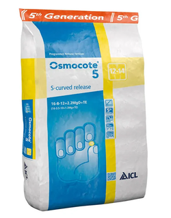 ICL Osmocote 5 25kg 12-14M 16-8-12+2,2MgO+Te