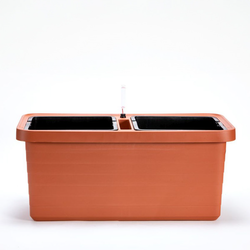 Plastia Velkoobjemový truhlík Berberis DUO terakota 78 cm 39 cm