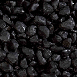 Granulati Zandobbio Okrasné kameny Nero Ebano 25/40mm 25 kg